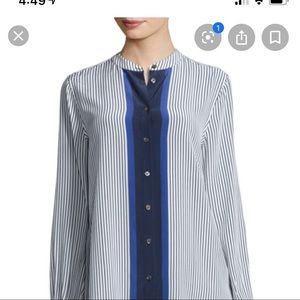 Equipment silk shirtdress